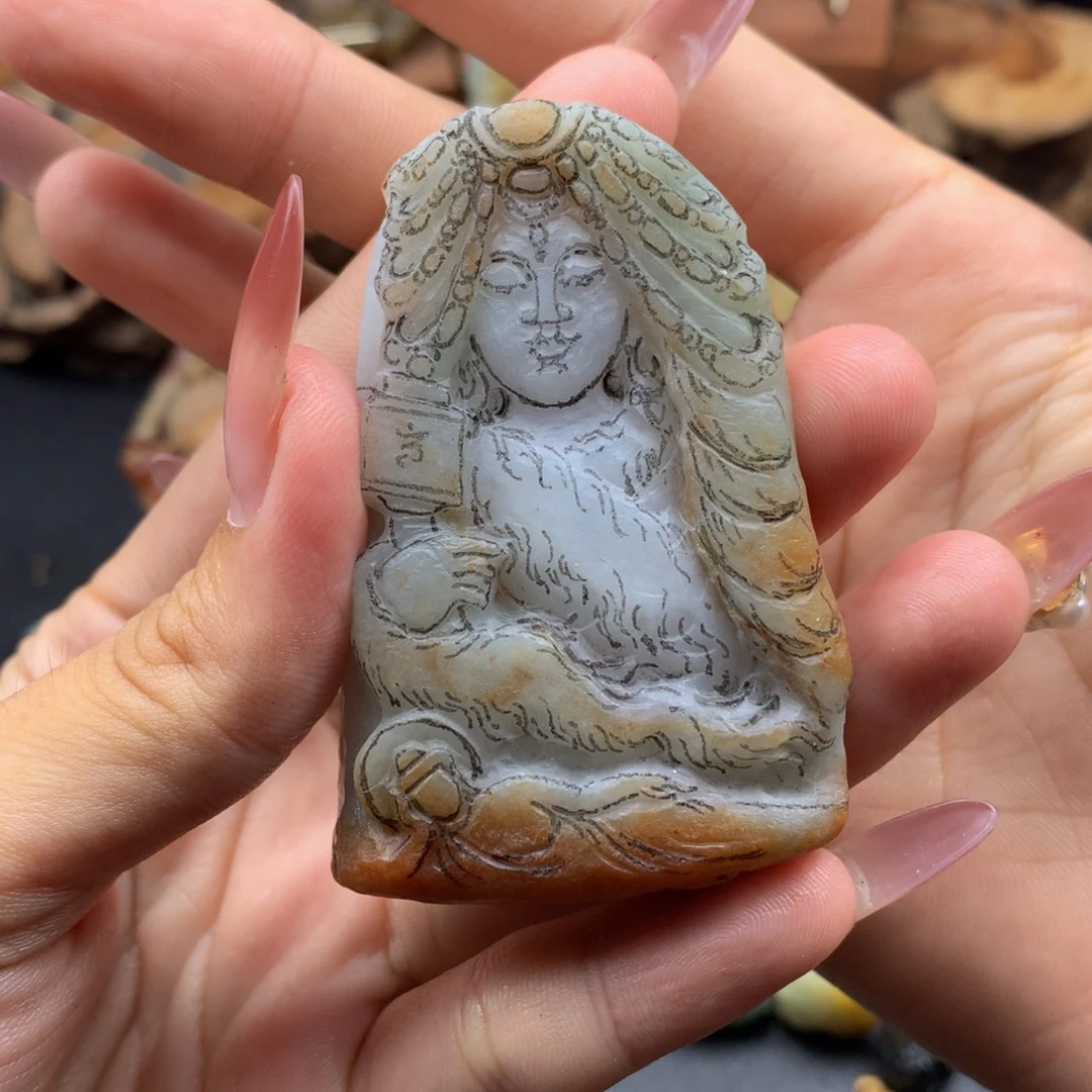 恋***河定制翡翠未镶嵌翡翠