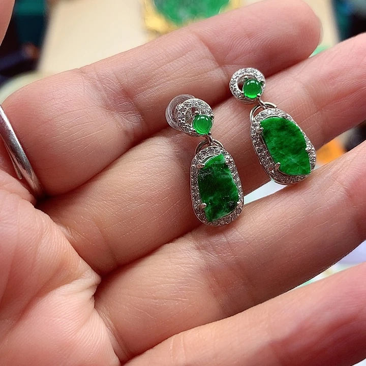 颈饰银S925镶嵌翡翠翡翠