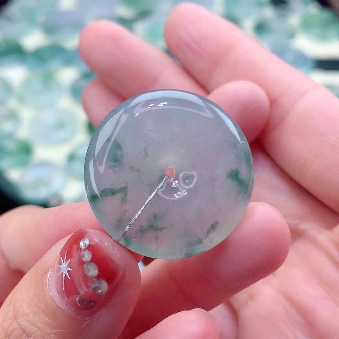 翡翠颈饰未镶嵌59尺寸25.7/5.8