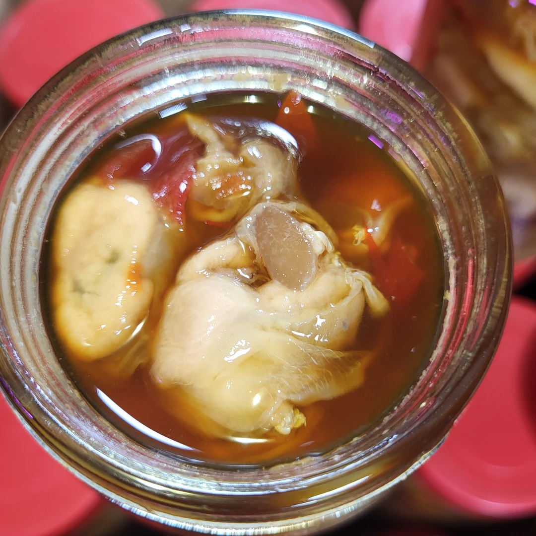 汕尾海丰本港海产野生蚝仔酱油咸蚝仔蚝仔解 新鲜腌制 500克/瓶