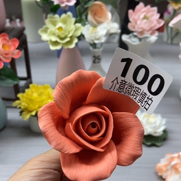 陶瓷手工制作陶瓷花