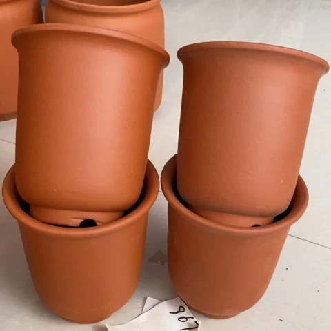 粗陶红陶绿植花盆967