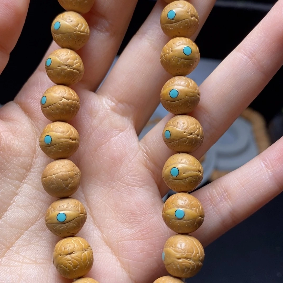 凤眼菩提吊坠12手串松