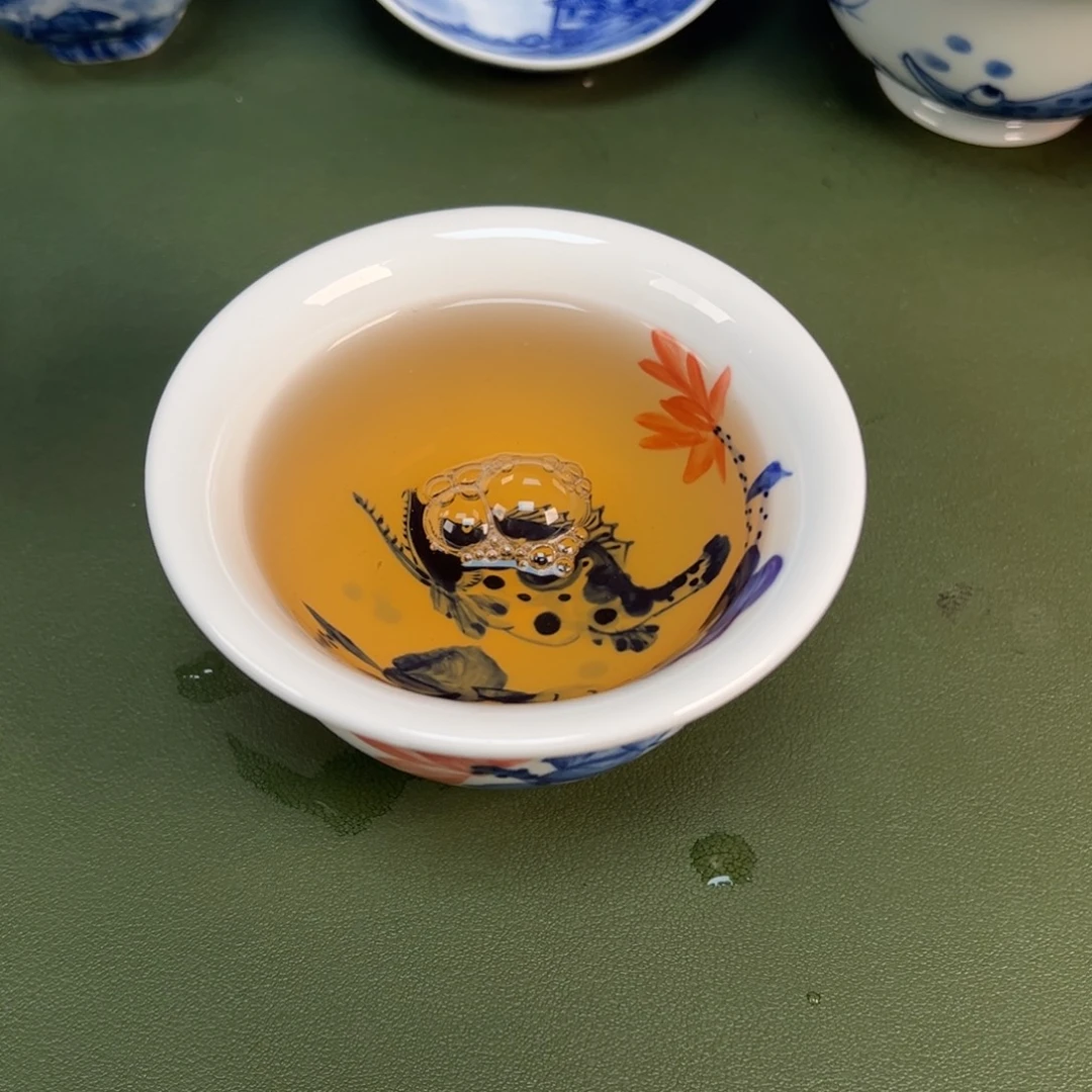 景德镇纯手绘茶具圆圆256