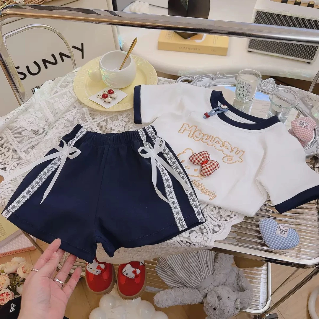 | 念念 Studio | 夏季KT猫立体蕾丝蝴蝶结套装