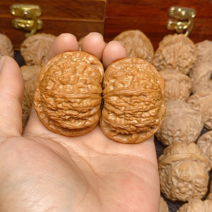 【闪购商品】吊坠文玩核桃凤*白狮子47