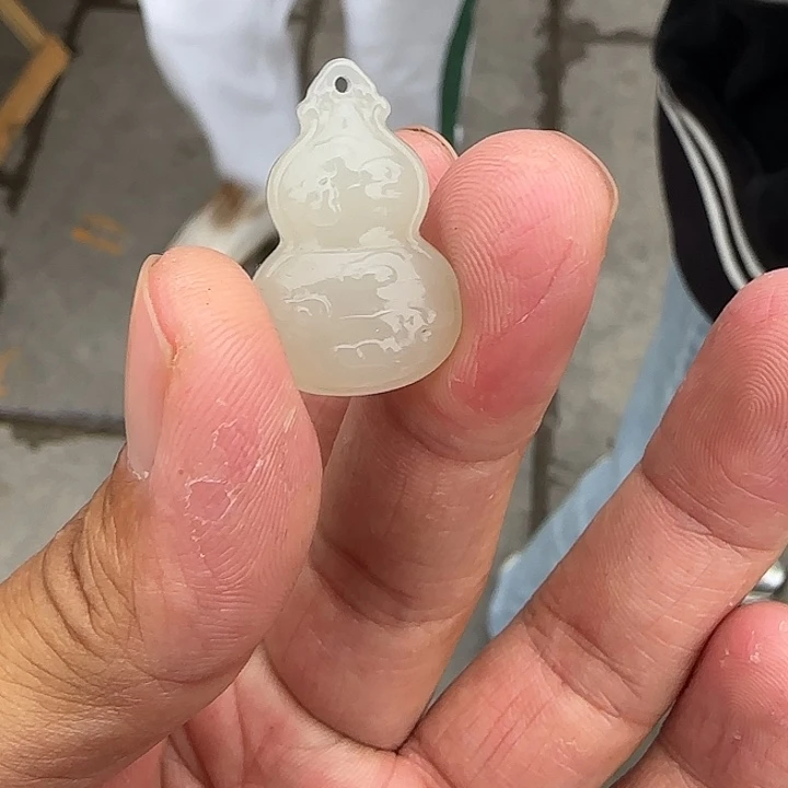 和田玉未镶嵌颈饰卡26