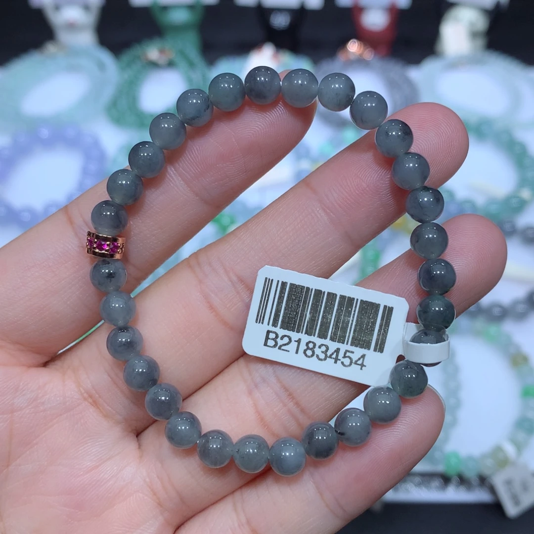 翡翠未镶嵌手串天然