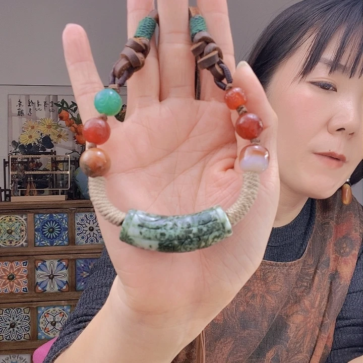 翡翠项链未镶嵌项链