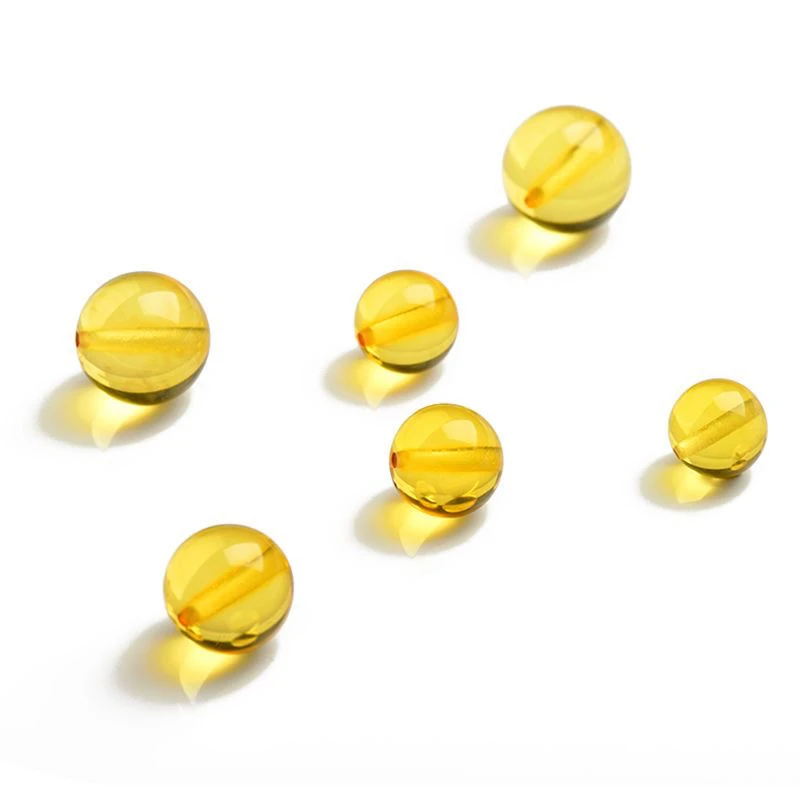 金泊圆珠N1069卡8mm散珠15颗