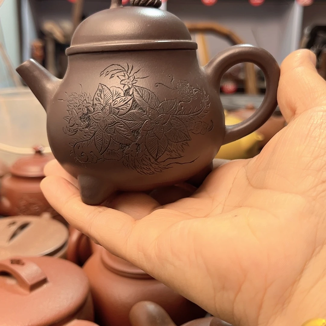 茶壶紫砂全手工制作