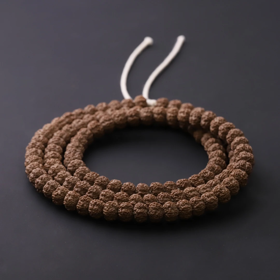 S5026-2【天价平细】工作室严选头货平头尾细纹梅花小金刚108长串