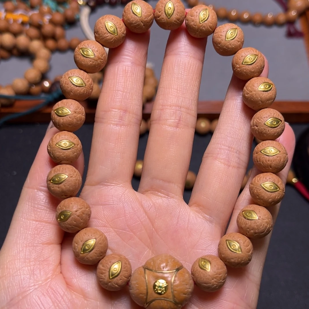 凤眼菩提吊坠12mm2025精品实心慈悲眼手串