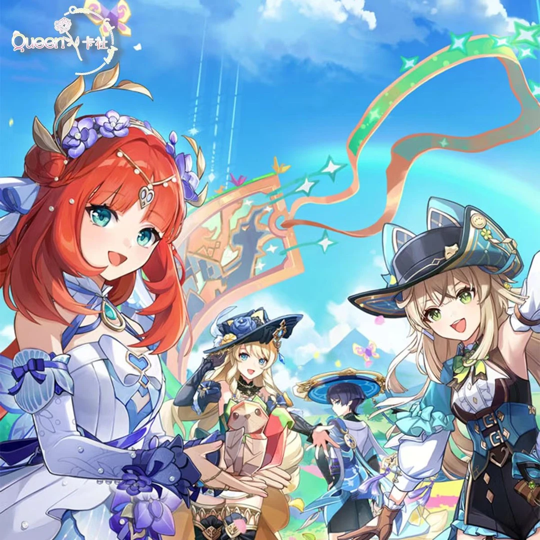 Queen卡社出品_原神♀第一站全系亚克力工艺角色卡牌