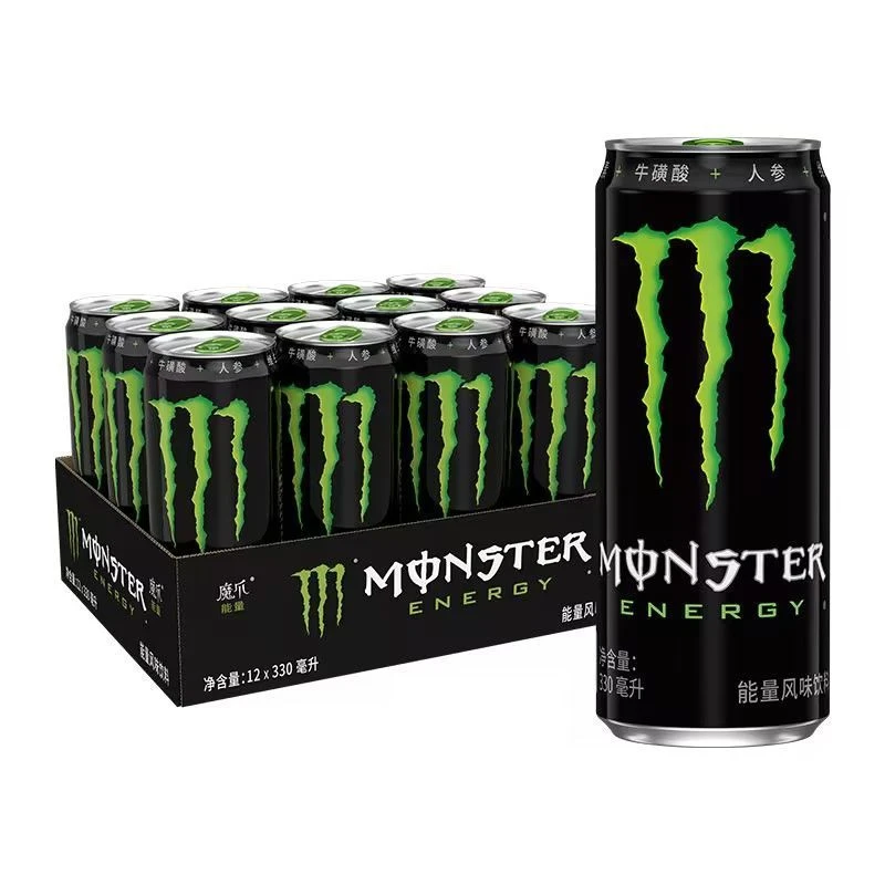 【B叔专属】可口可乐魔爪能量饮料330ml*12风味运动维生素包装随机