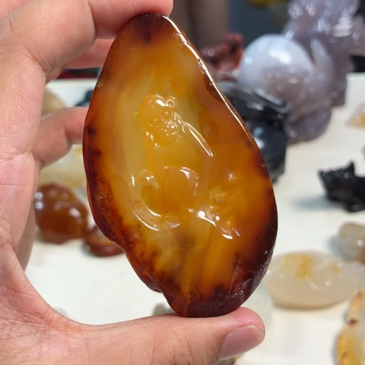 未镶嵌吊坠(不含链)玛瑙/玉髓