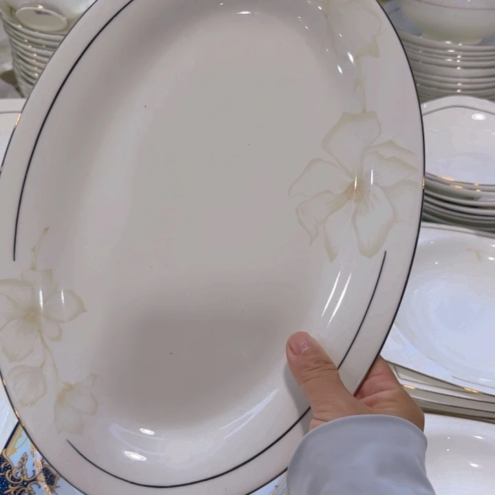 瓷片秒金鱼盘一个微瑕