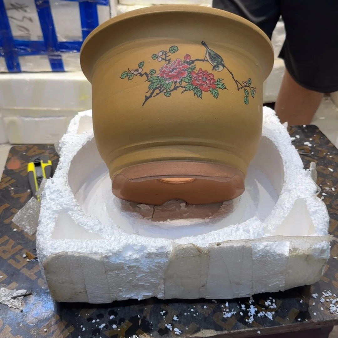 紫砂花盆瑕疵和瑕疵