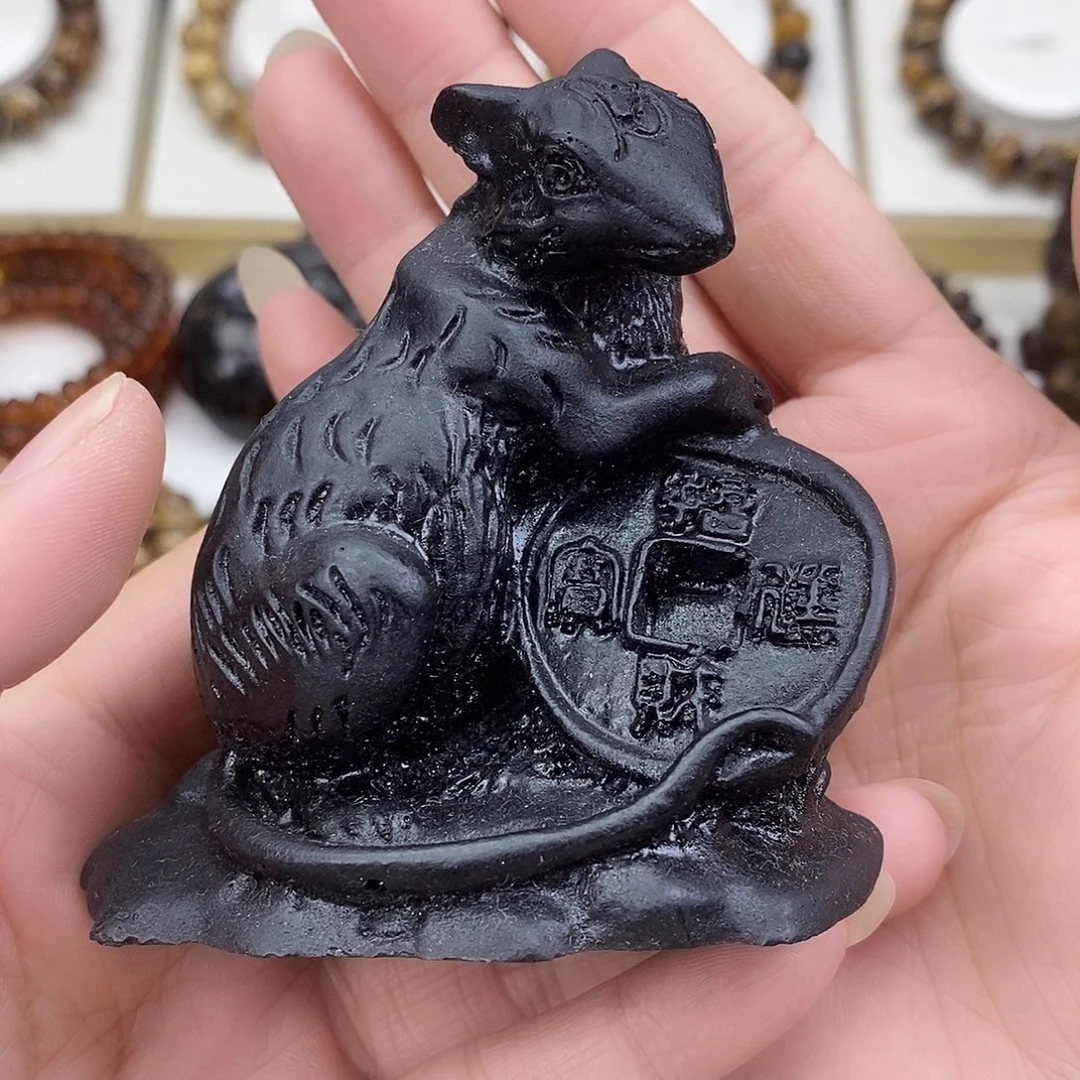 琥珀未镶嵌裸石煤精