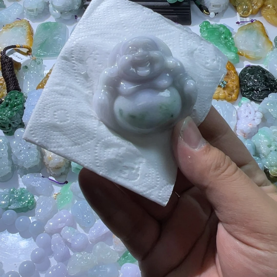 翡翠颈饰未镶嵌天然