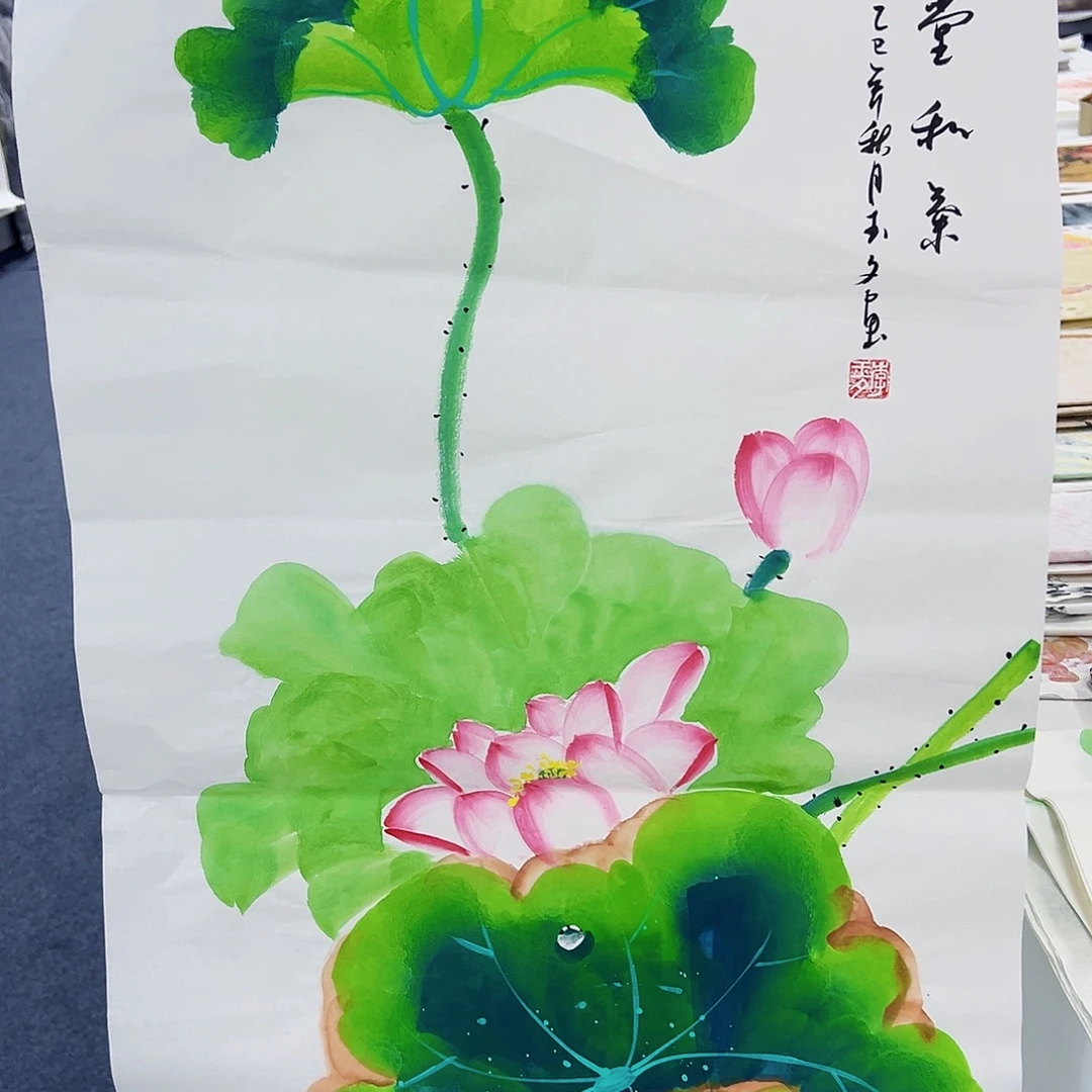 国画事事顺心如意万事如意