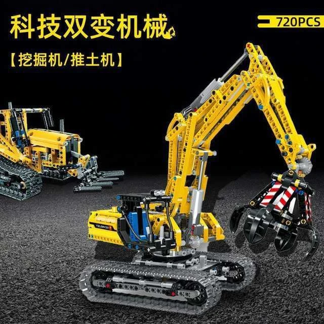 挖掘机工程车系列42006拼装玩具高难度益智儿童模型玩具中国积木