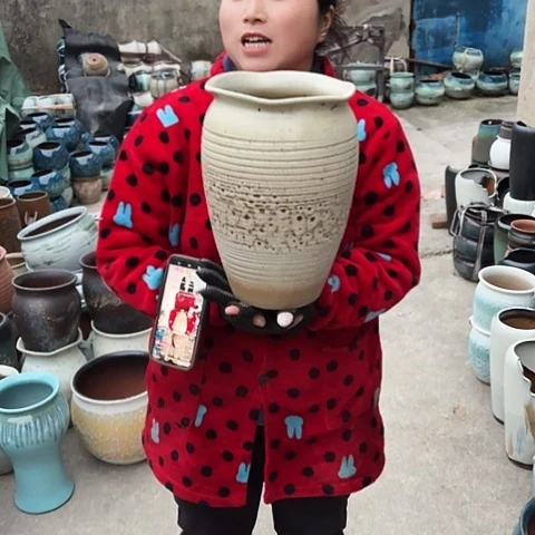 口20高30瑕疵盆子。