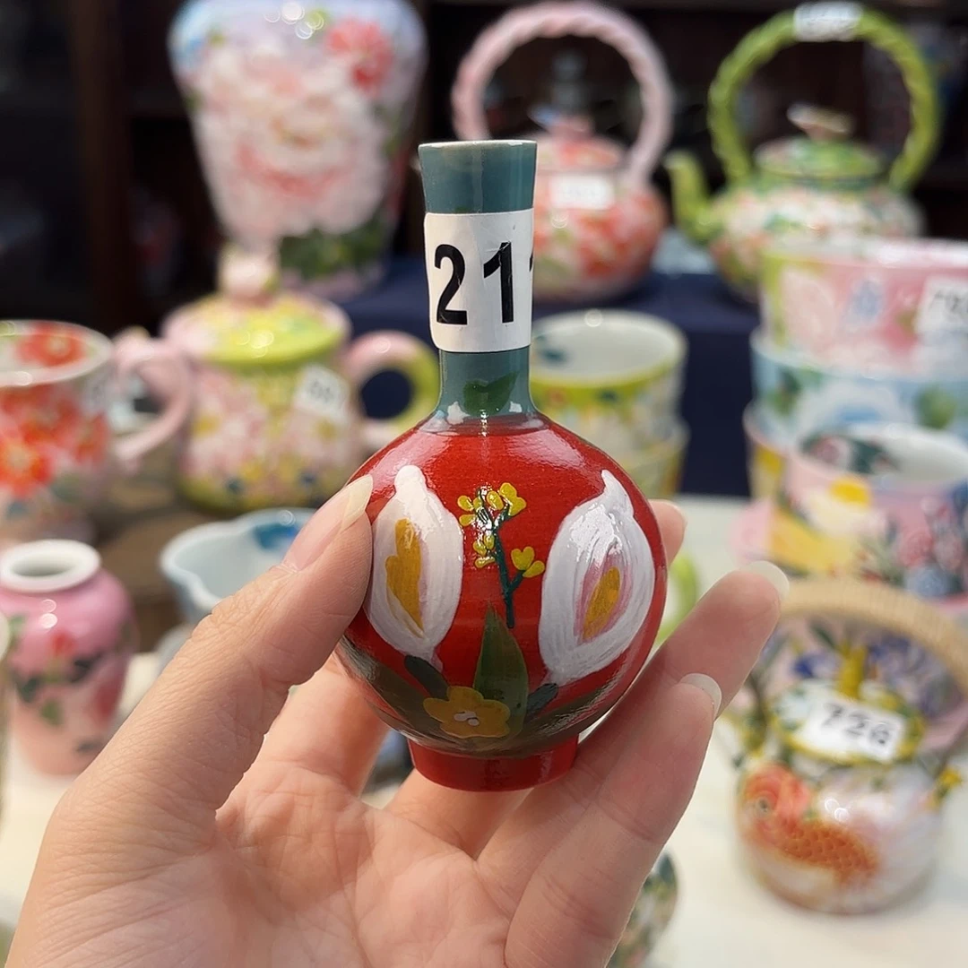 瓷片景德镇手绘高温釉下彩陶瓷茶具
