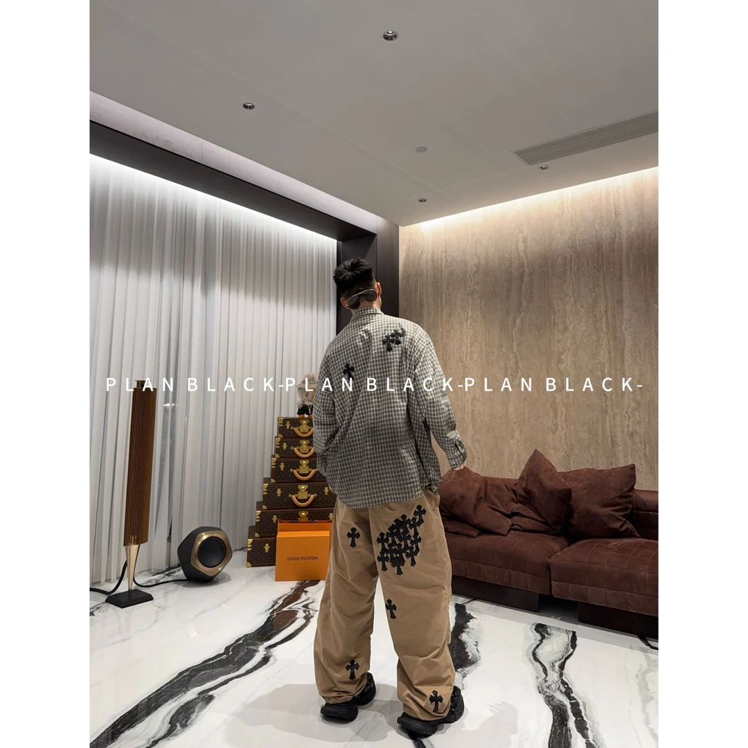 RICH陈发财【彩标伞兵裤】太出片啦！至新款显瘦慵懒新风格长裤6957