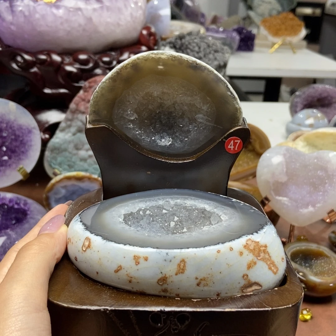 紫晶摆件未镶嵌水晶