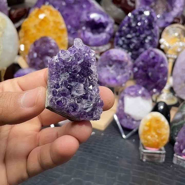 水晶未镶嵌珠宝半成品