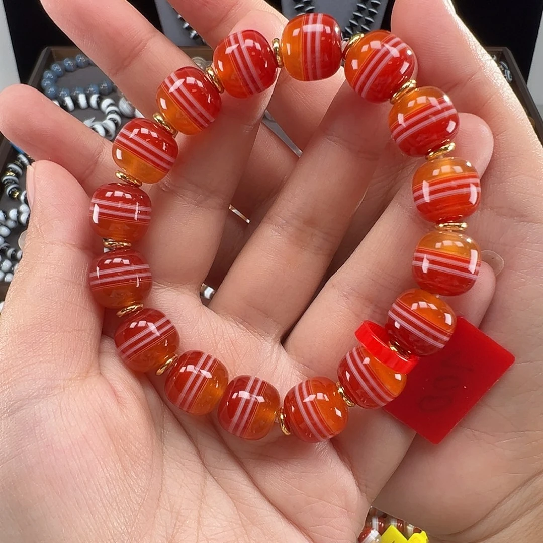 玛瑙/玉髓合金手链
