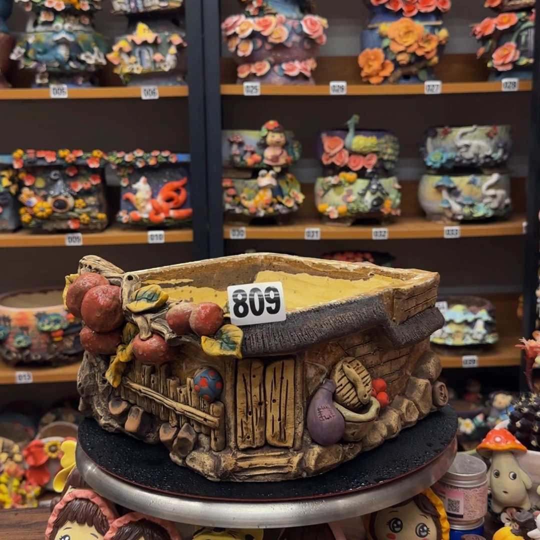 【闪购商品】粗陶手捏