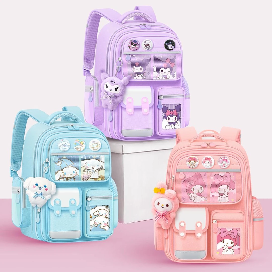 书包小学生女生大容量儿童护脊女孩三到六库洛米一二年级轻便男童