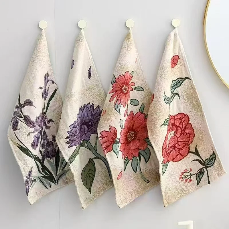 25*50cm吸水亲肤不掉毛一枝独秀罗布麻毛巾