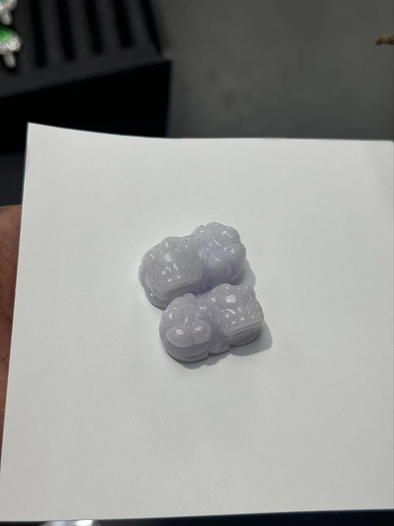 天然缅甸A货翡翠小貔貅小摆件（多样性发一件）