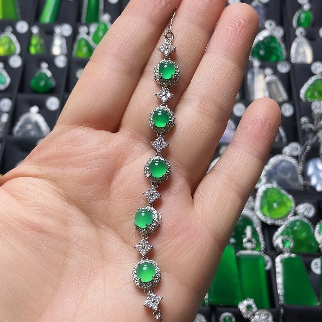 玛瑙/玉髓合金手链