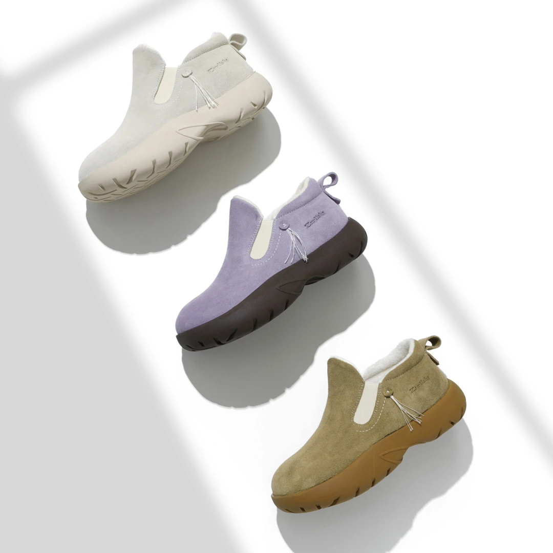 原创新品首发真皮棉鞋2024年新款软底敲软敲舒适女单鞋8258