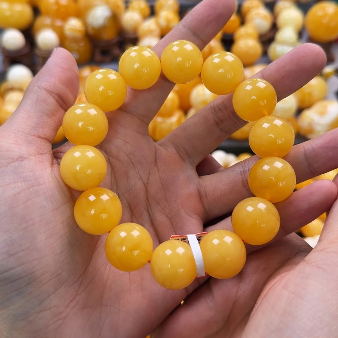琥珀未镶嵌珠宝奇石18mm同料