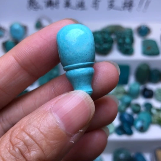 绿松石未镶嵌挂件