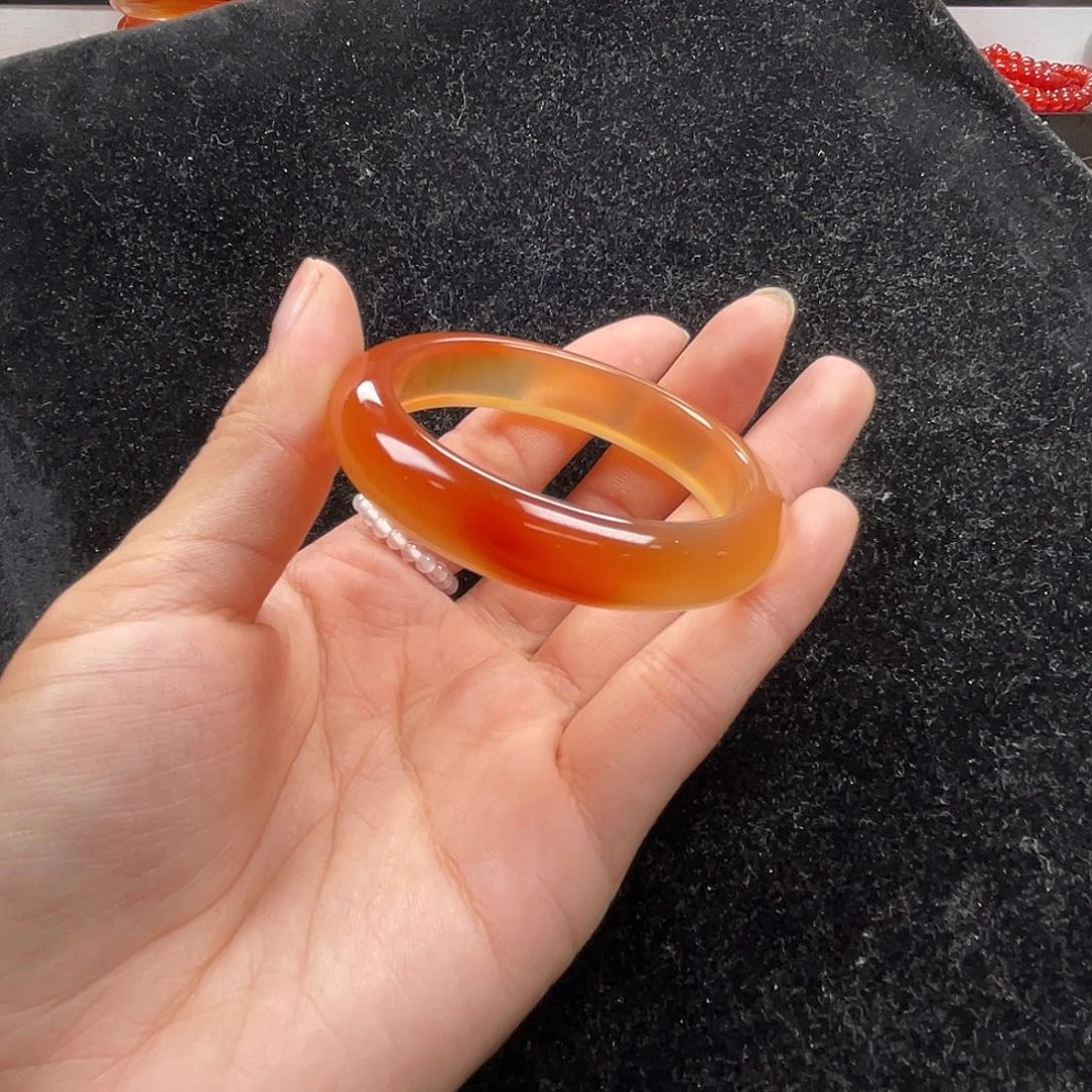 玛瑙/玉髓手镯未镶嵌淘***笑