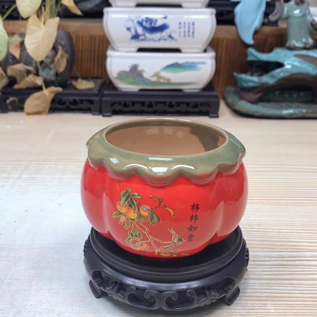 花盆紫砂陶瓷艺术花盆陶瓷