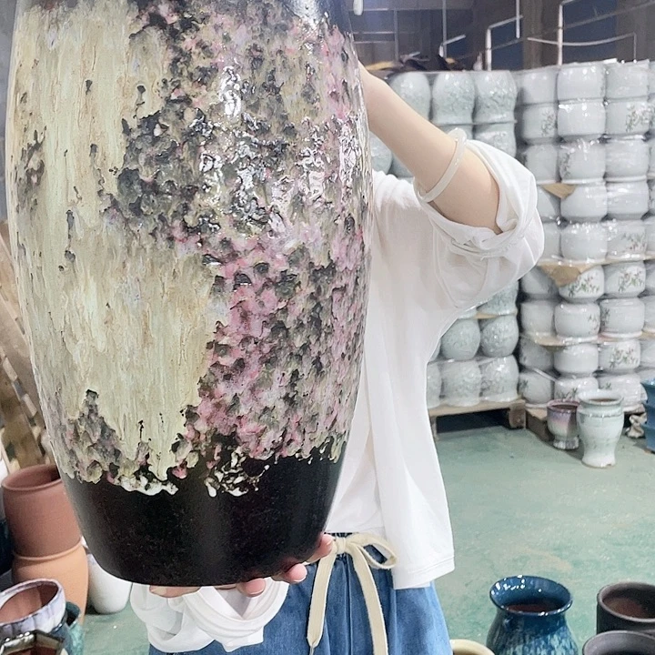 红陶瑕疵高38/19一个