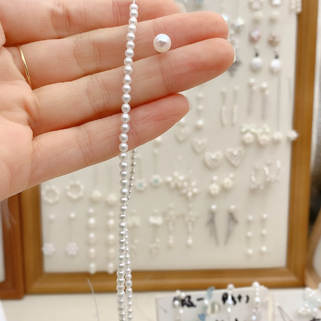 颈饰银S925镶嵌淡水珍珠