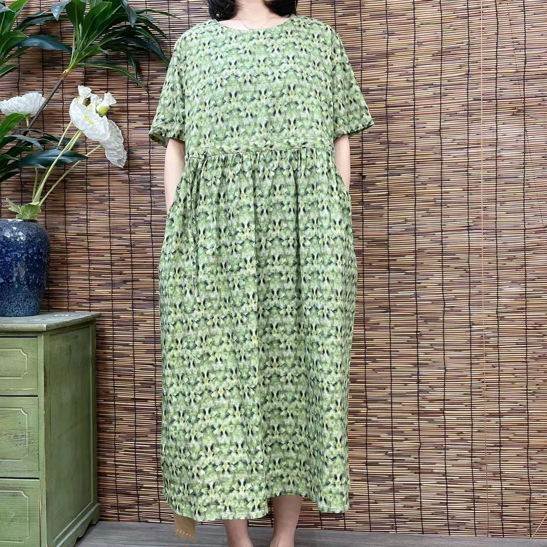 2347款春夏时尚气质优雅减龄显瘦连衣裙QZ