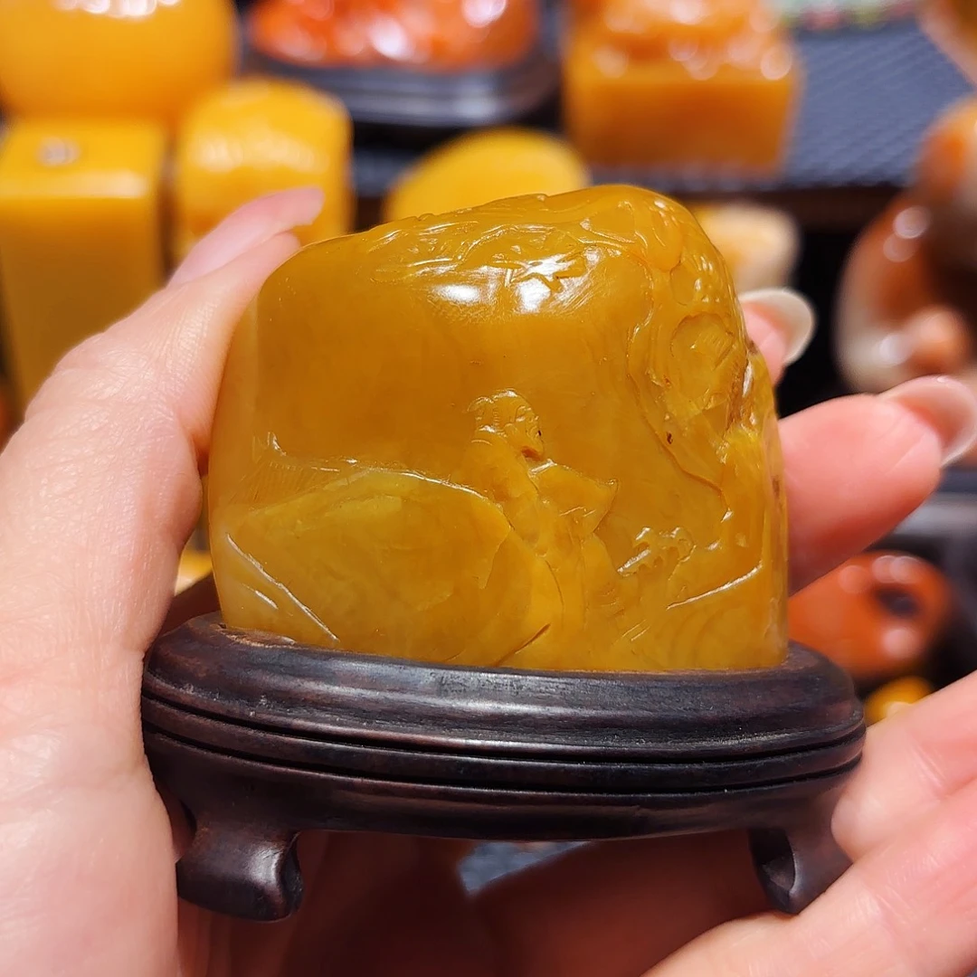 田黄石钦*石雕石雕石雕