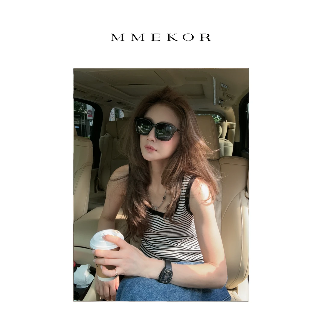 MMEKOR“钢琴背心” 2025新款静奢老钱风百搭上衣 30109