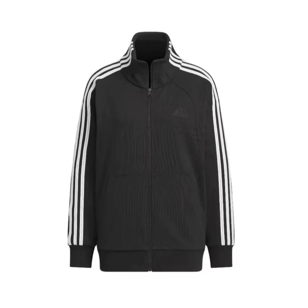Adidas/阿迪达斯女款运动休闲针织半拉链长袖JN0759