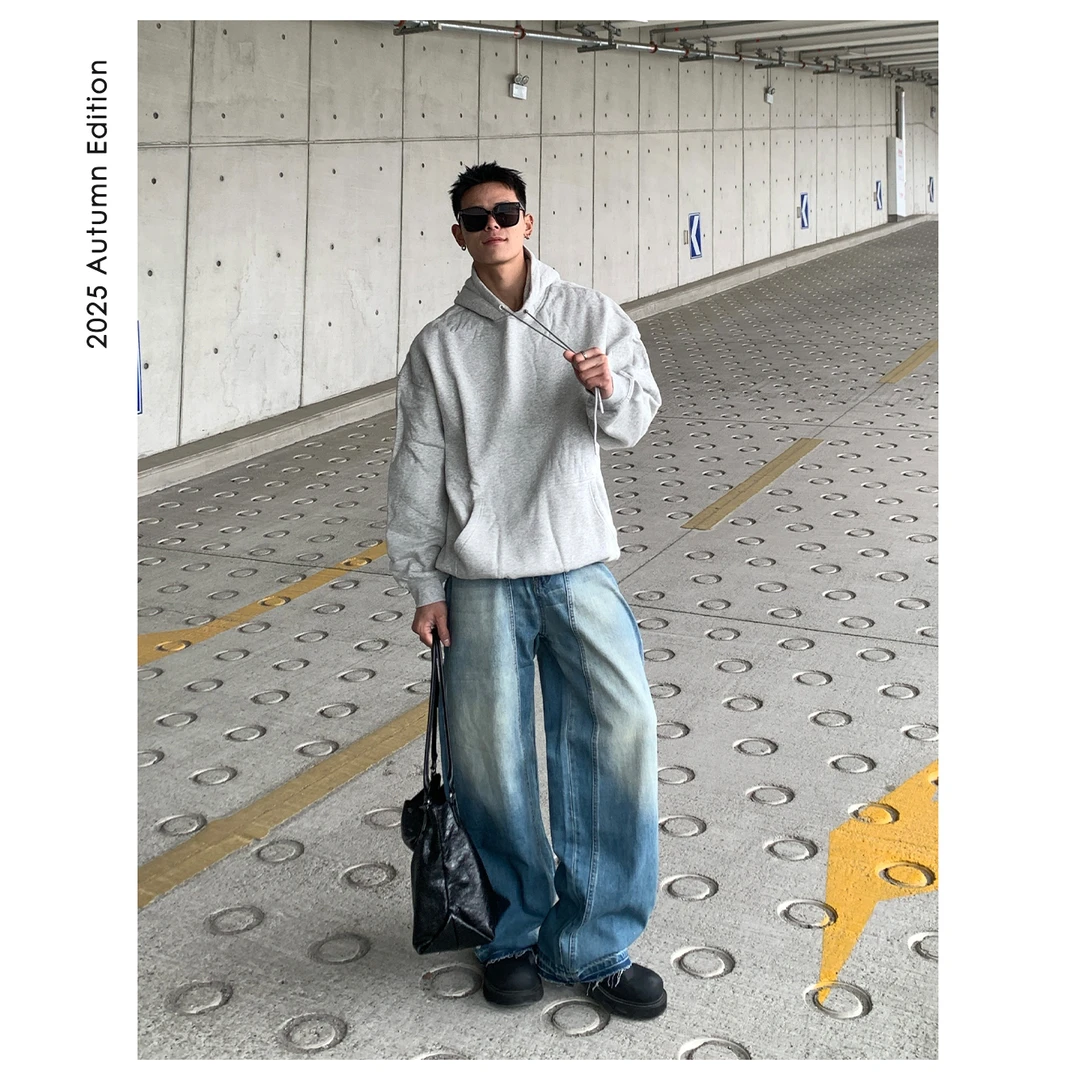 阿d服饰 25ss春季 男士连帽卫衣廓形