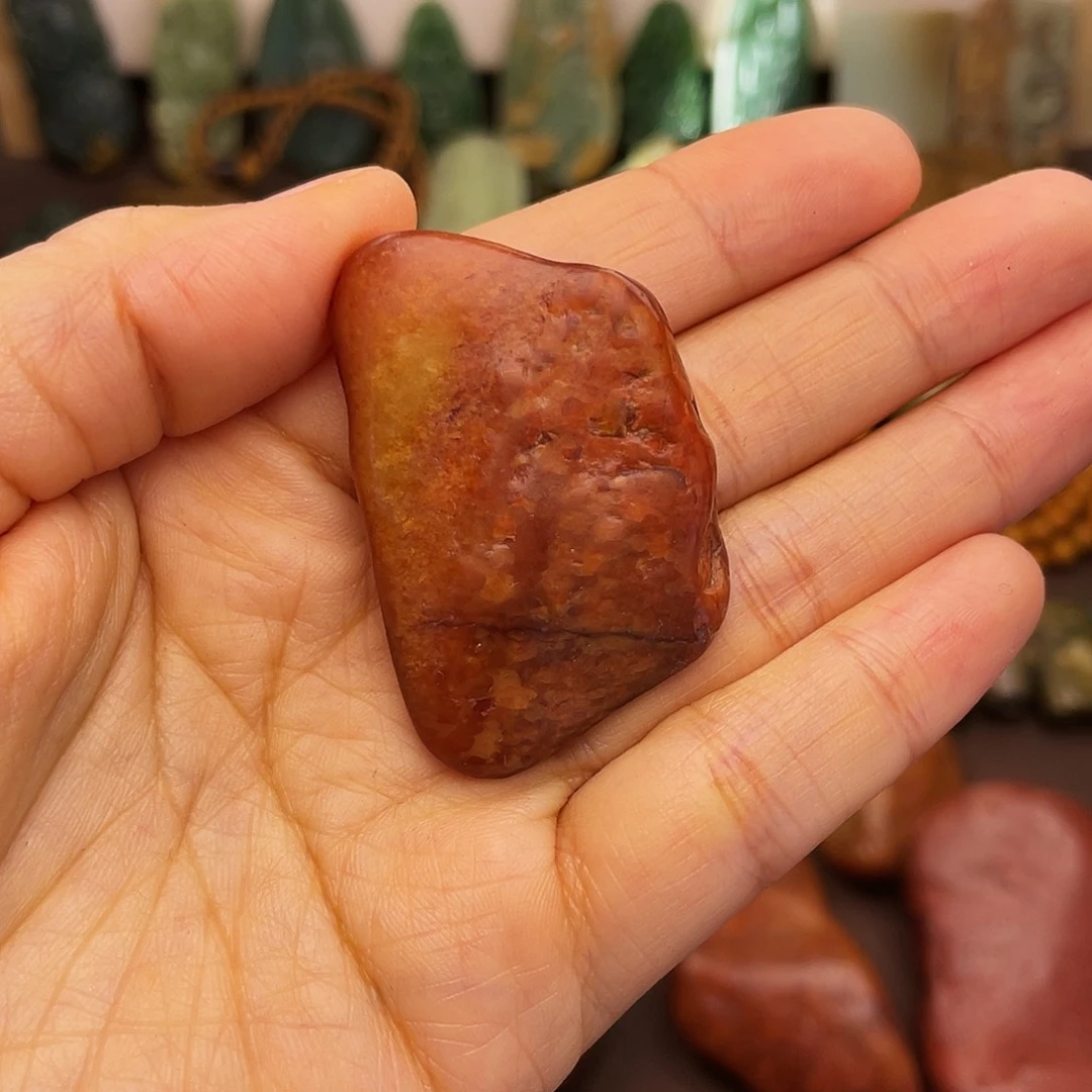 岫岩河磨玉（透闪石质玉）未镶嵌颈饰